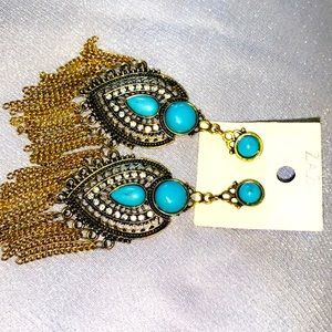 Vintage Necklace and matching earrings